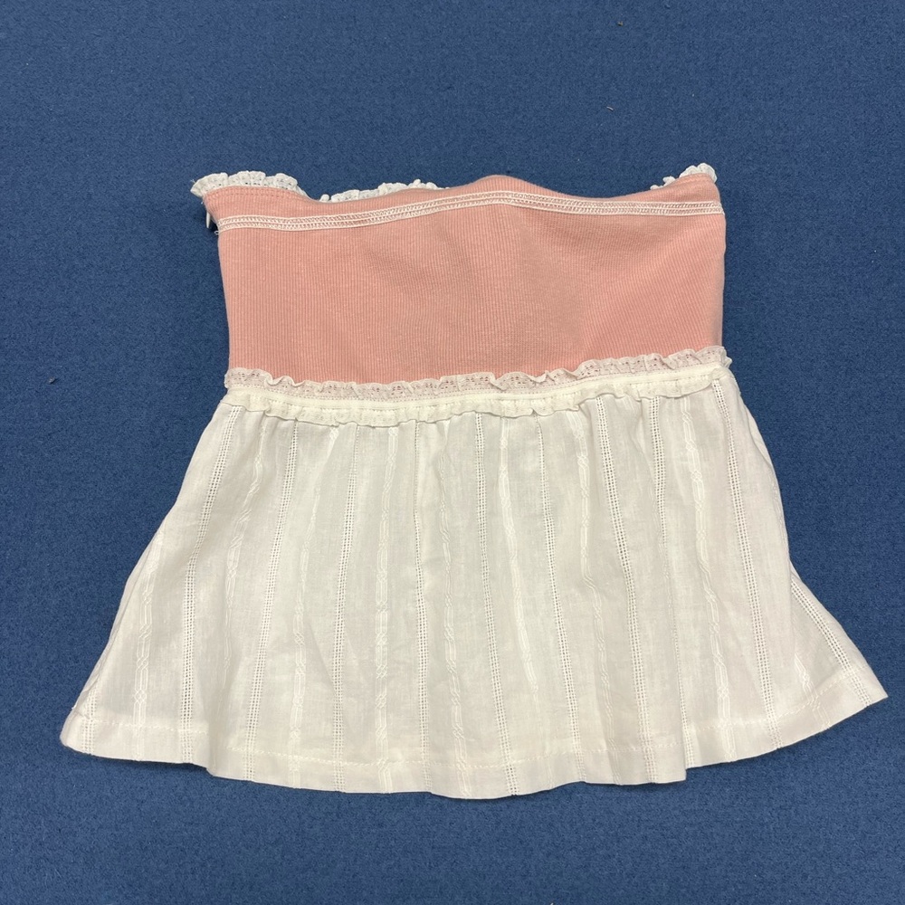 Edikted Pink and White Top